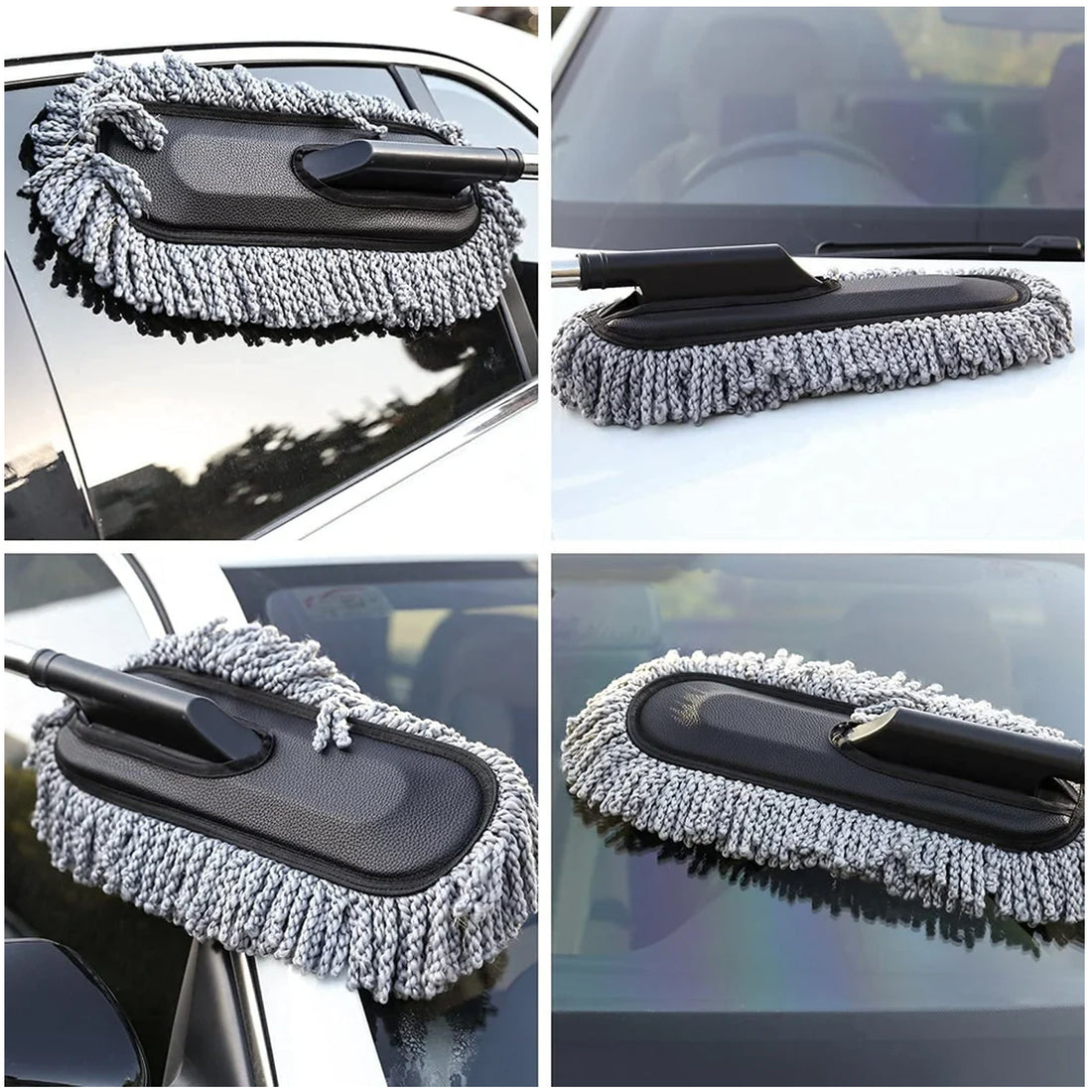 Car Duster – Retractable Handle Microfiber | Velvet Wheels