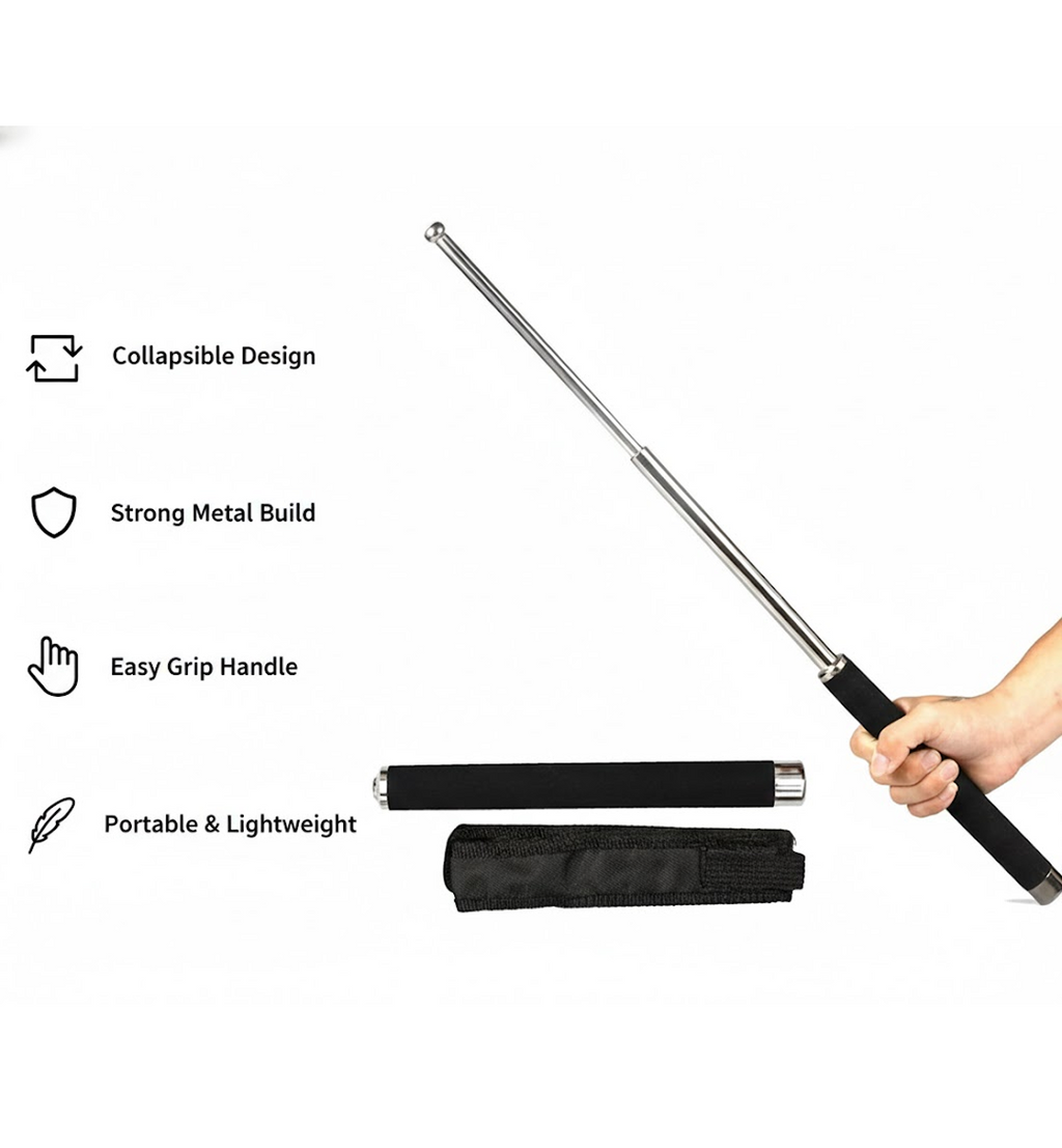 Collapsible Self Defense Stick – Portable Safety Tool | Safelix