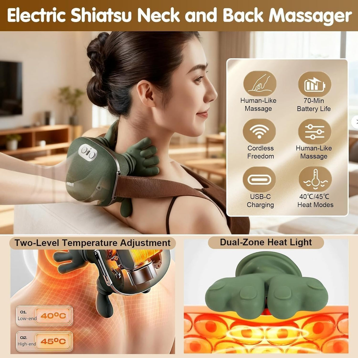Wireless Portable Deep Tissue Massager