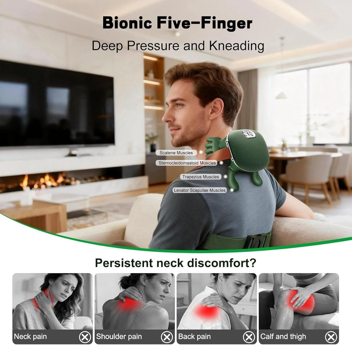 Wireless Portable Deep Tissue Massager